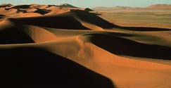 Picture of Namib dunes.