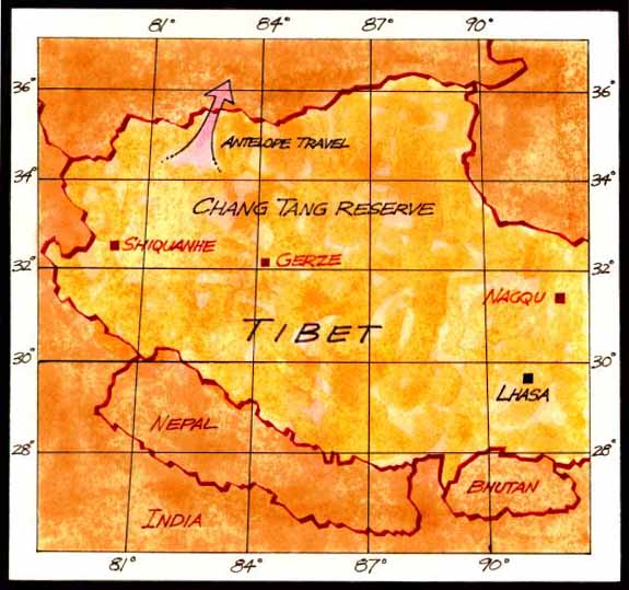 Tibet Map