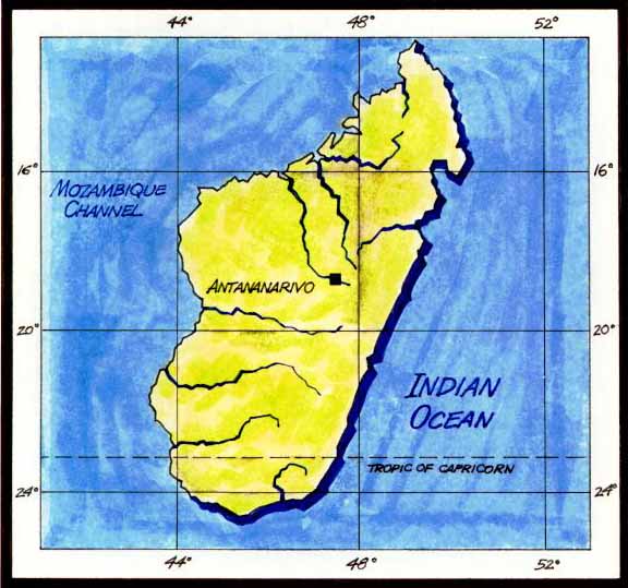 Madagascar Map