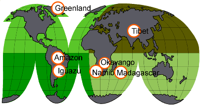 Good's Map of the Greatest Places.