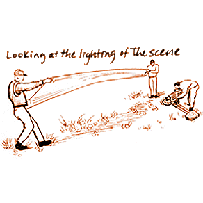 Lighting the scene(.gif)